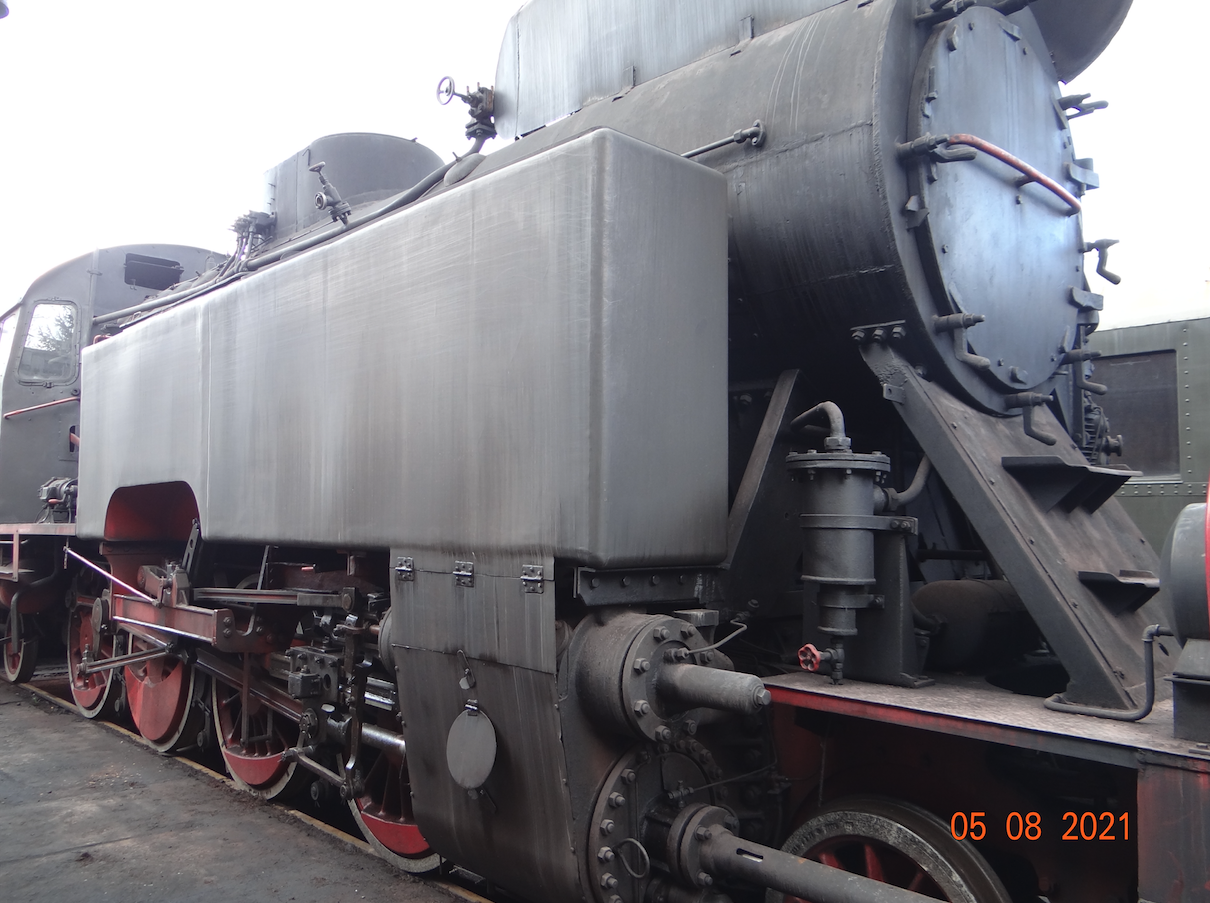 Steam locomotive TKt48-191. 2021. Photo by Karol Placha Hetman