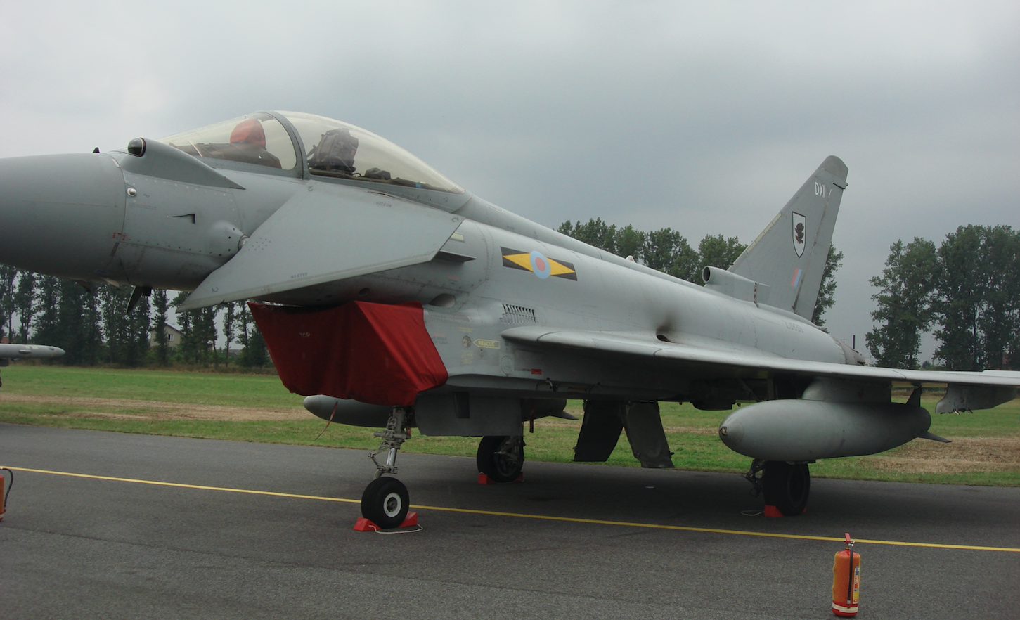 Eurofighter Typhoon nb DXI. Wielka Brytania. 2009 rok. Zdjęcie Karol Placha Hetman