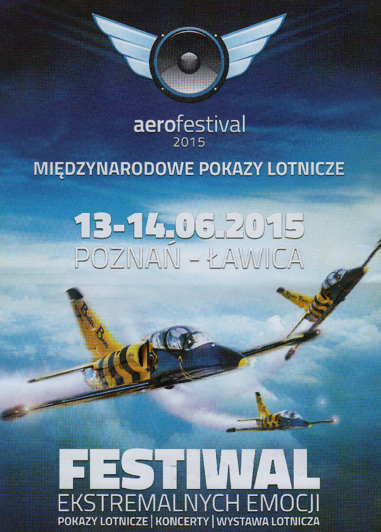 Plakat reklamowy Aerofestival 2015