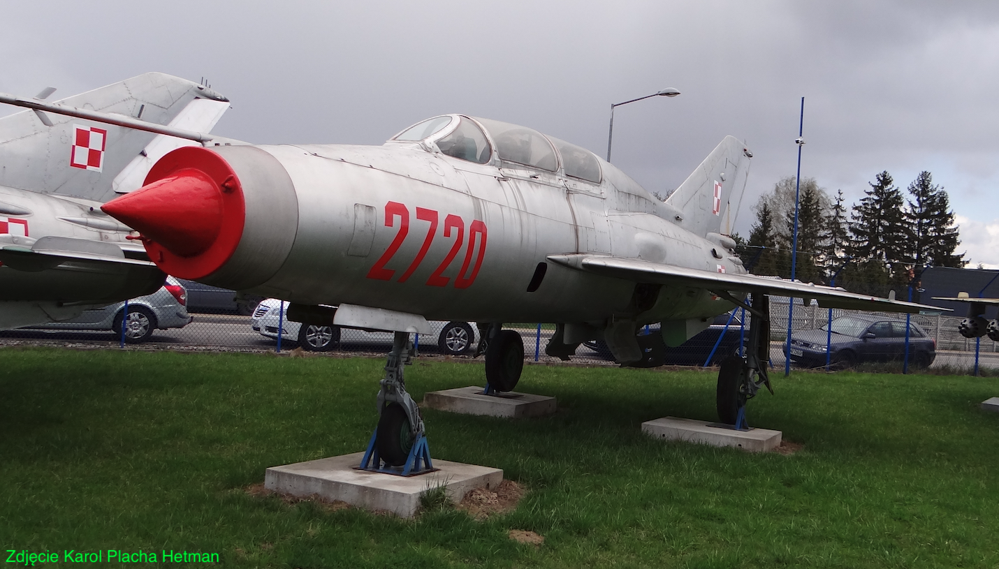 MiG-21 U nb 2720. 2017 rok. Zdjęcie Karol Placha Hetman