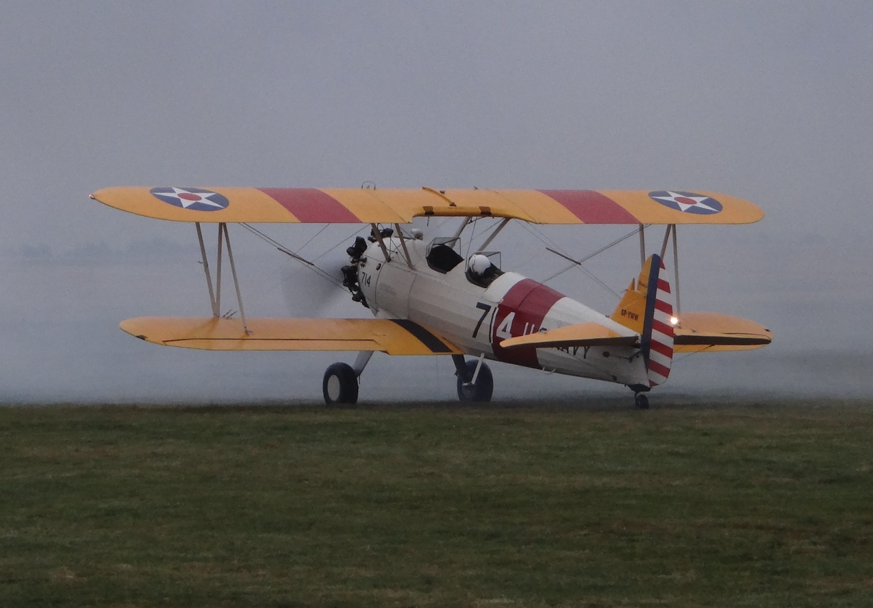 Boeing Stearman Model 75 N2S-3, SP-YWW. 2017 rok. Zdjęcie Karol Placha Hetman