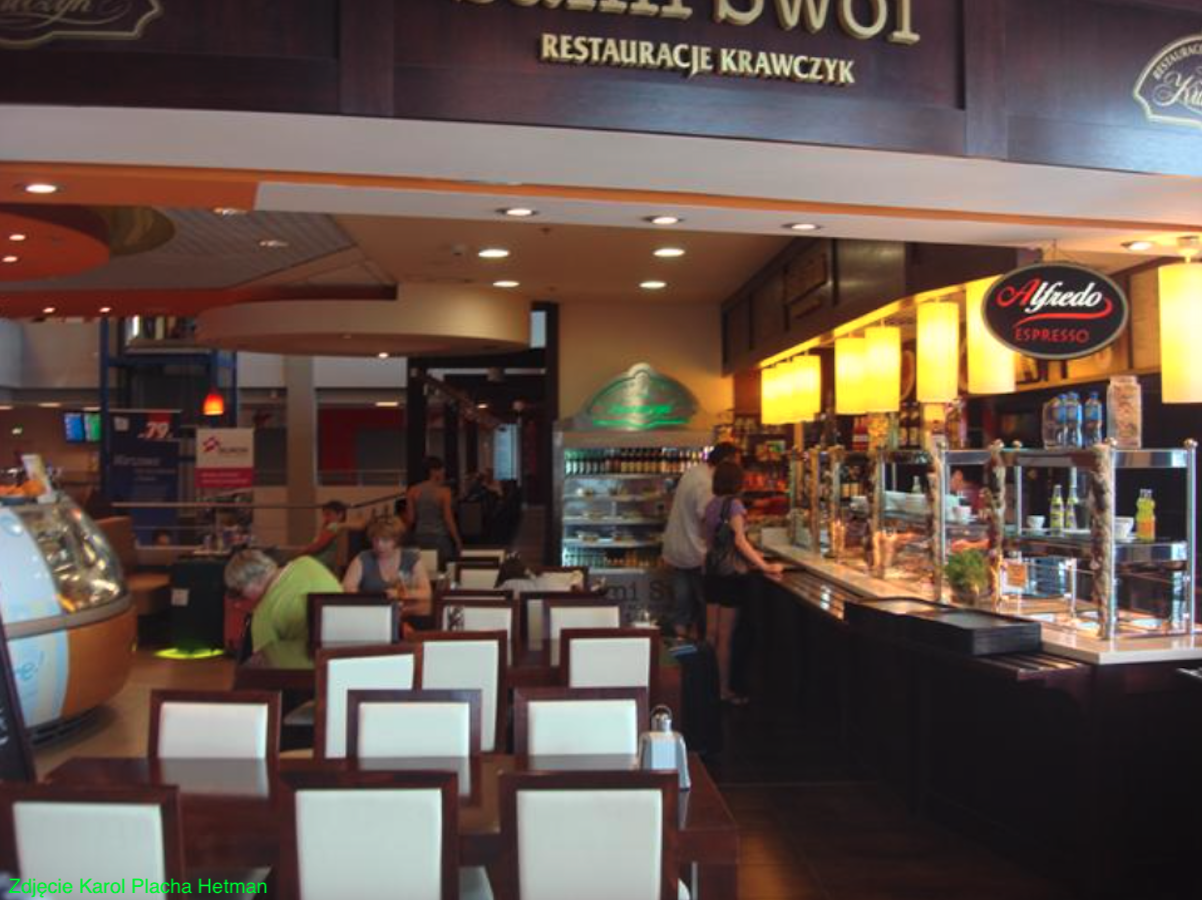 Katowice Airport. Restaurant. 2010 year. Photo by Karol Placha Hetman