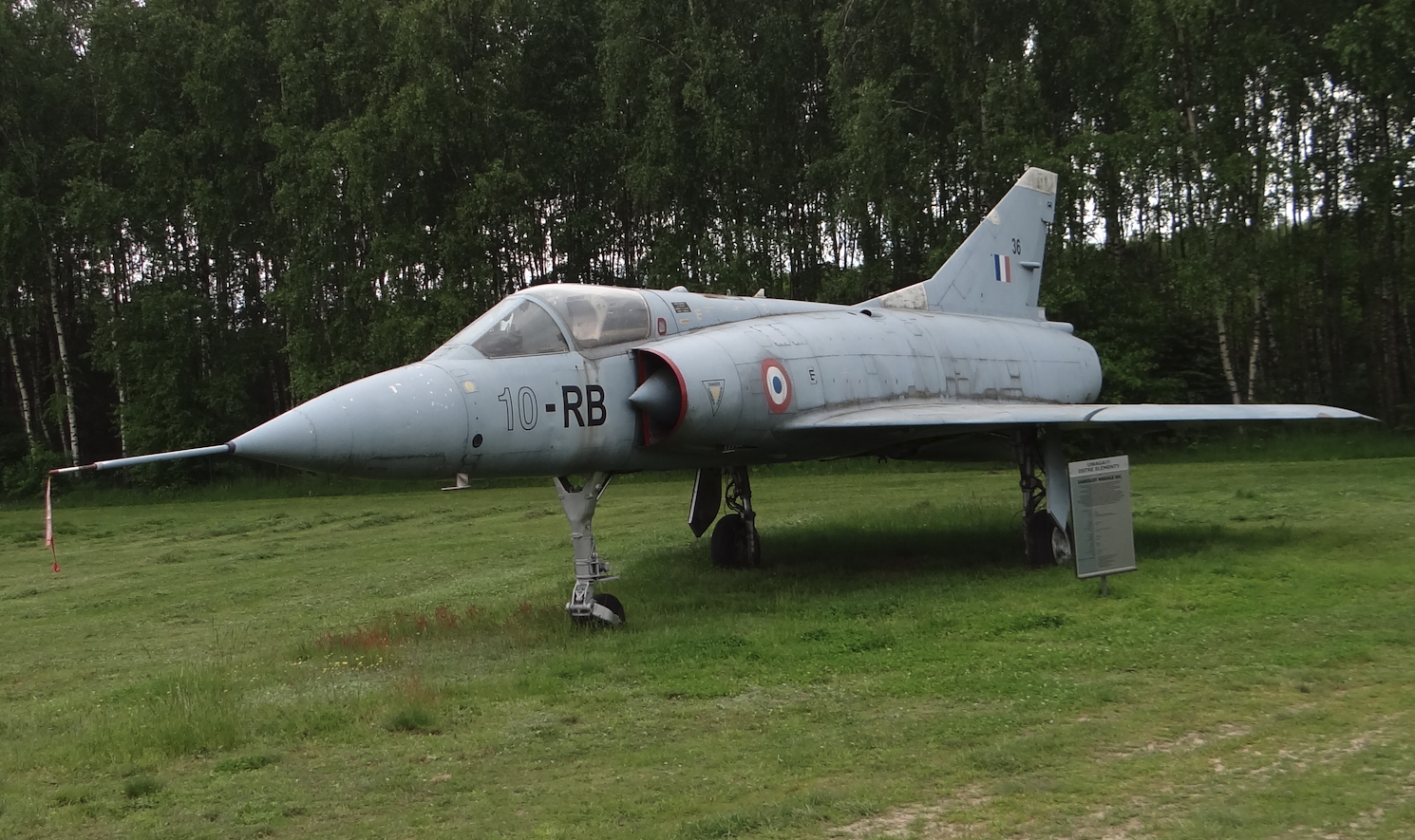 Mirage III nb 10-RB. 2021 rok. Zdjęcie Karol Placha Hetman