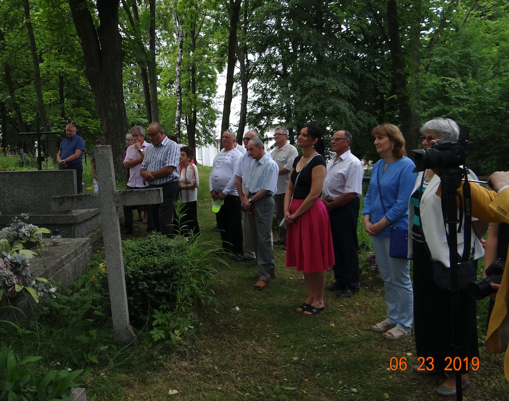 Celebrations at the grave of Ignacy Kasprzyk. Płoki 2019. Photo Karol Placha Hetman