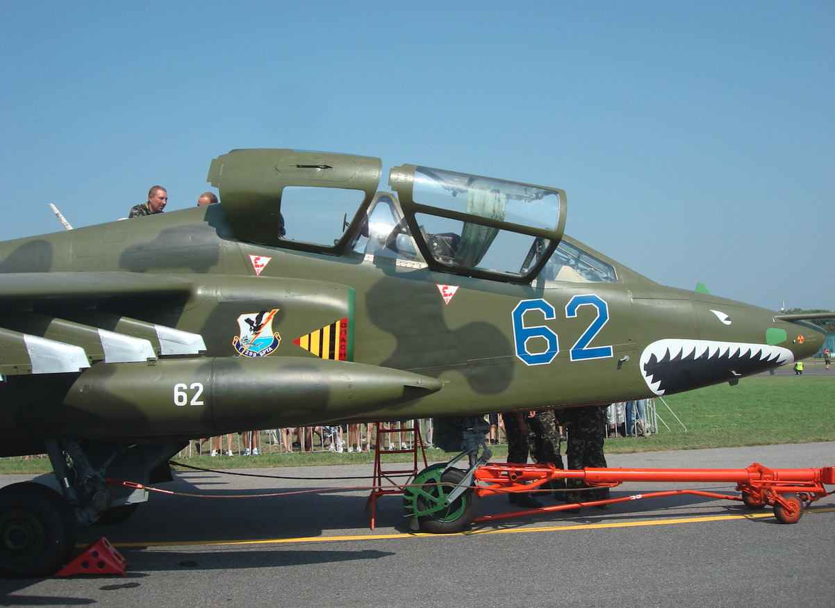 Suchoj Su-25 UB nb 61. Ukraina. 2011 rok. Zdjęcie Karol Placha Hetman