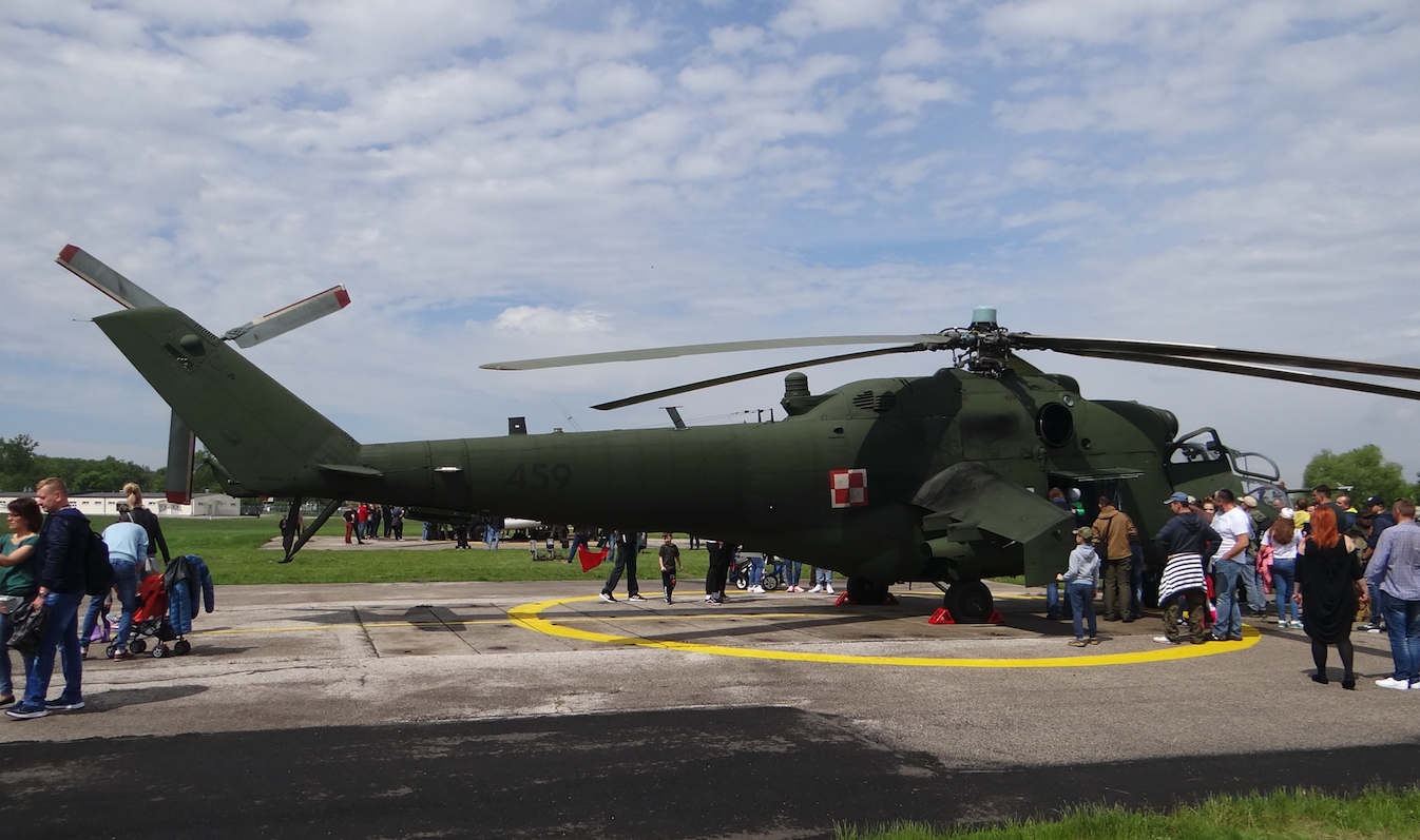 Mil Mi-24 nb 459. Inowrocław. 2019 rok. Zdjęcie Karol Placha Hetman