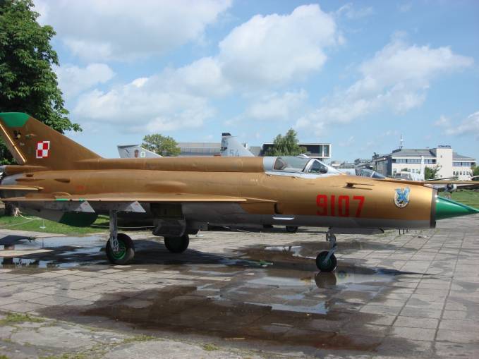 MiG-21 MF nr 969107 nb 9107. 2009 year. Photo by Karol Placha Hetman