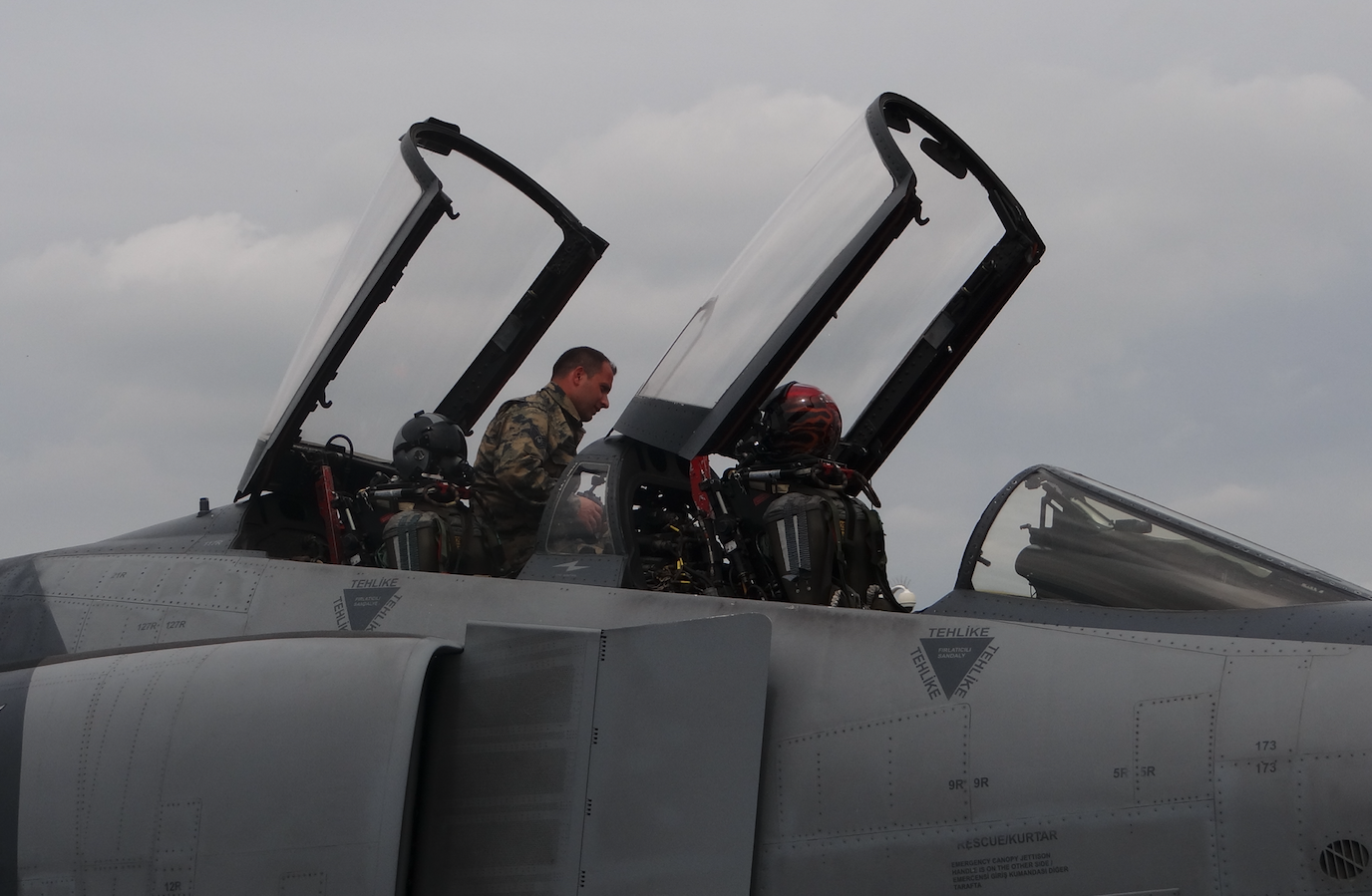 F-4 E Phantom II. 2014 rok. Zdjęcie Karol Placha Hetman