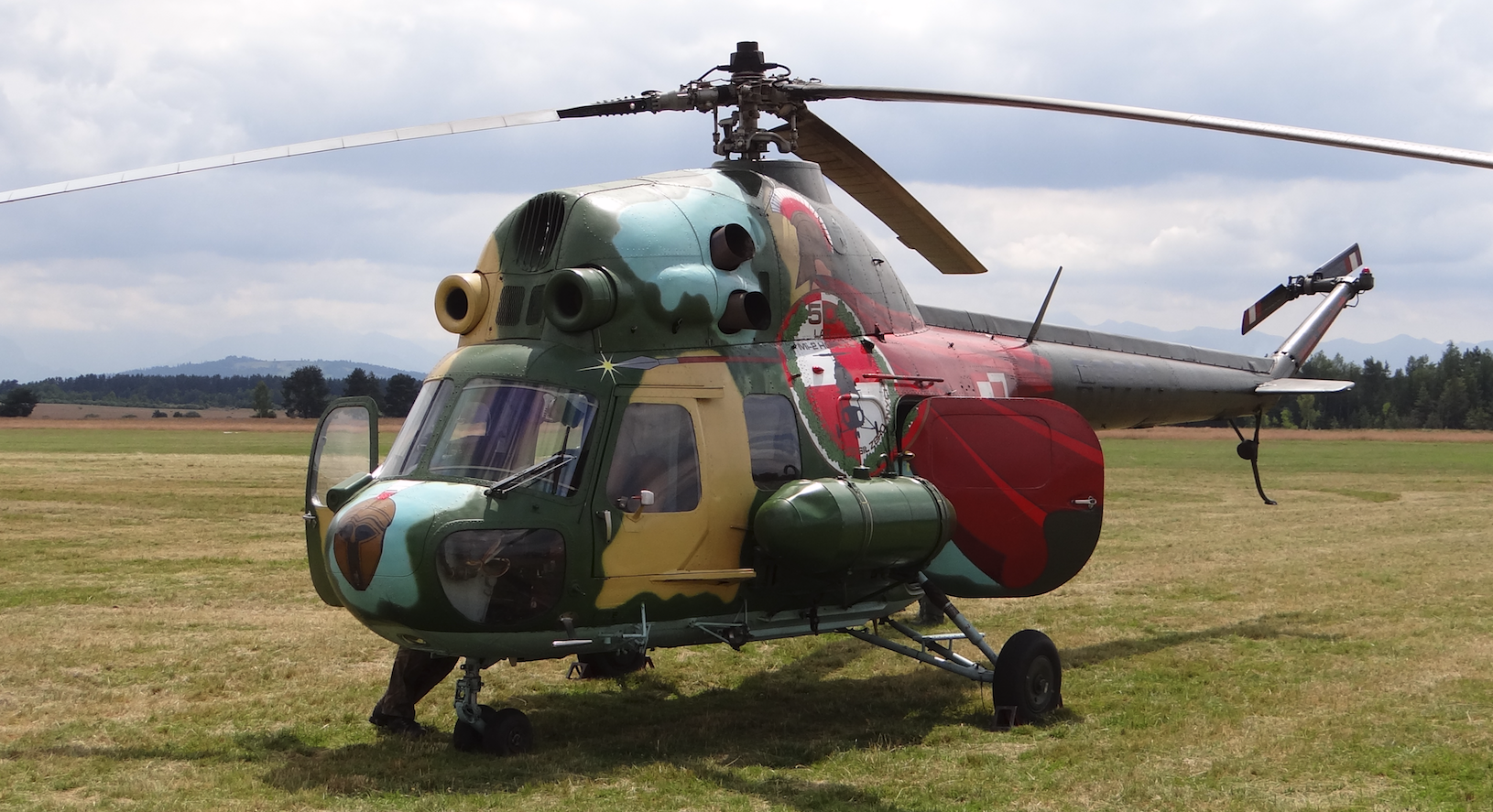 PZL Mi-2. Nowy Targ 2018 rok. Zdjęcie Karol Placha Hetman