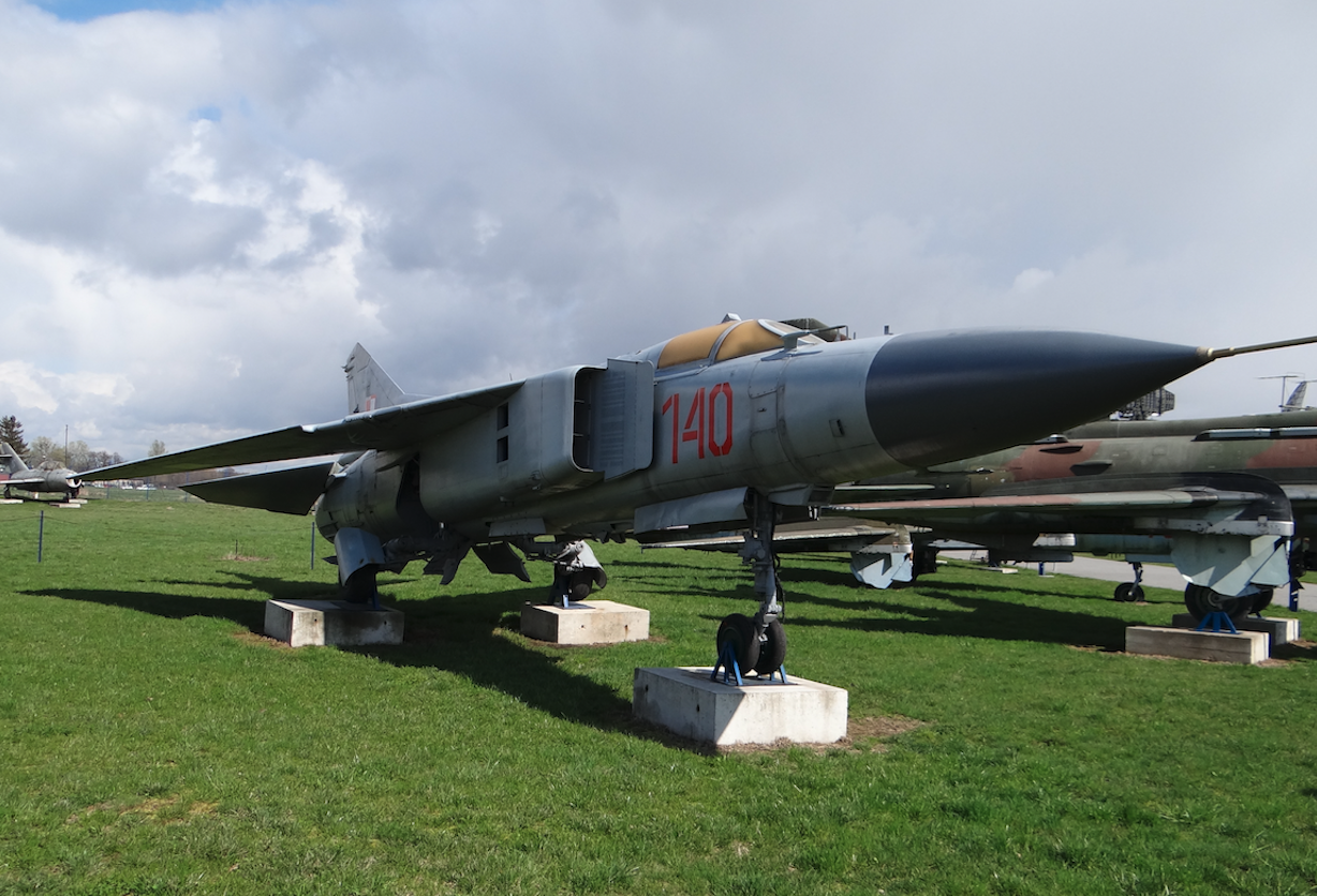 MiG-23 nb 140. 2017 rok. Zdjęcie Karol Placha Hetman