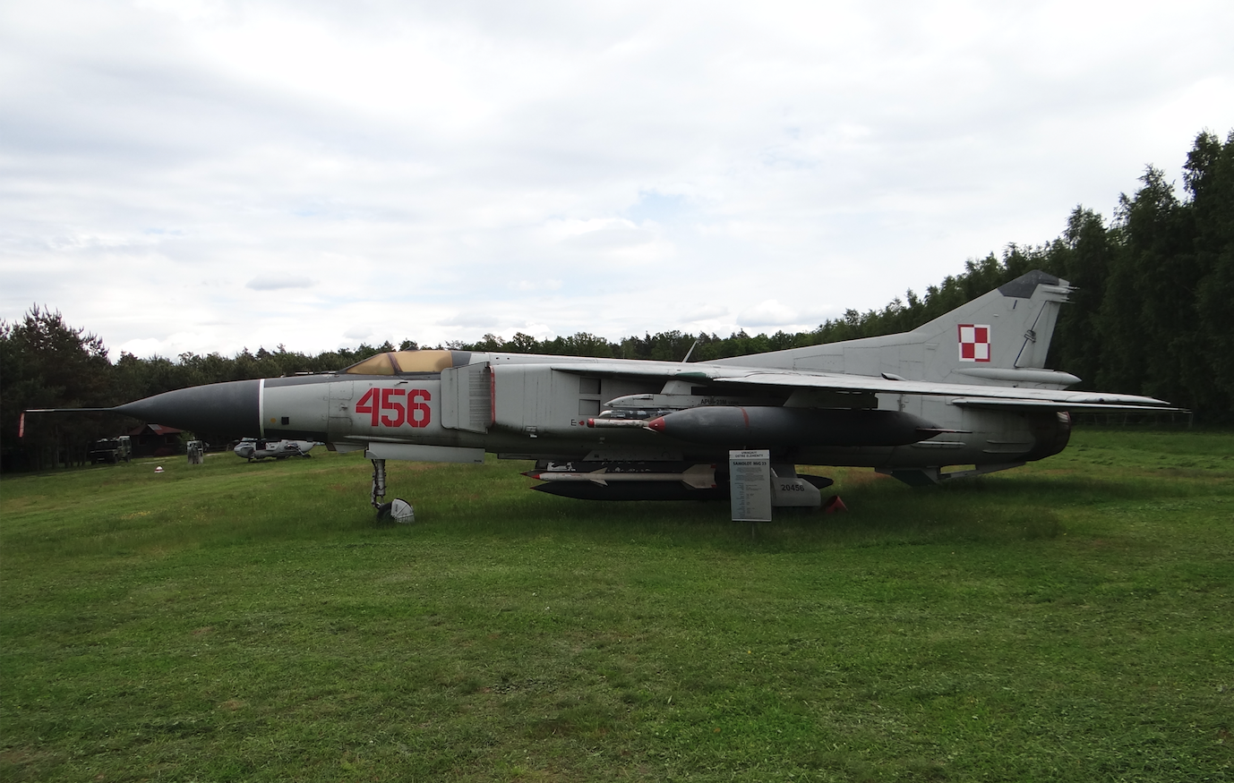 MiG-23 MF nb 456. 2021 rok. Zdjęcie Karol Placha Hetman