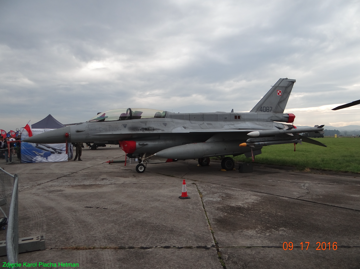 F-16 D Block 52+ nb 4087. 2016 rok. Zdjęcie Karol Placha Hetman