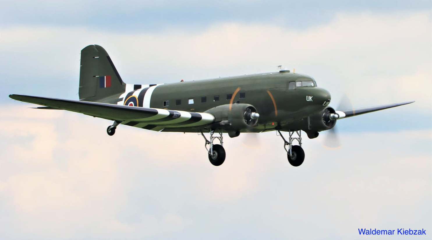 Douglas C-47 Dakota. 2021 rok. Zdjęcie Waldemar Kiebzak