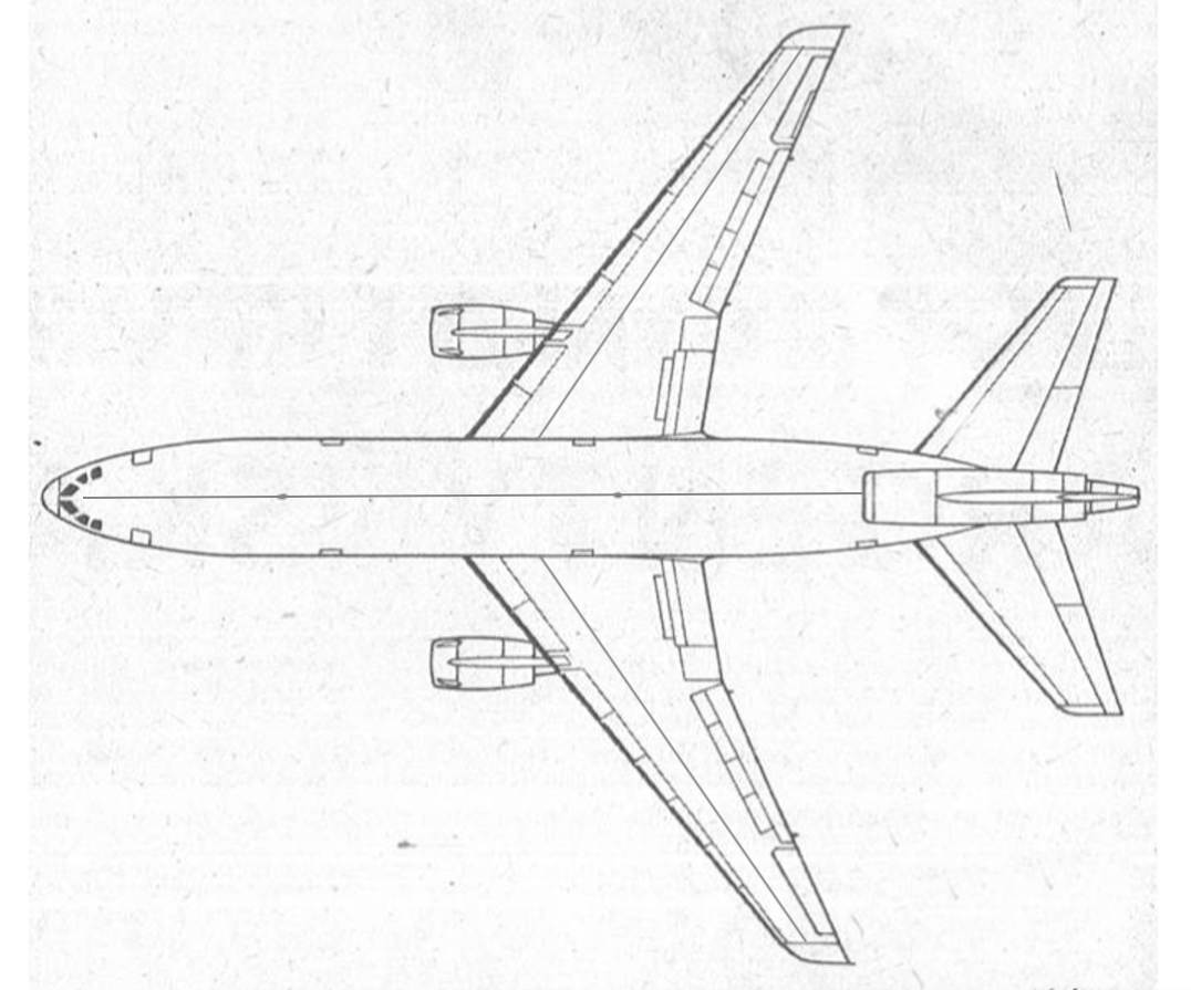McDonnell Douglas DC-10. 1977 rok. Praca Karol Placha Hetman