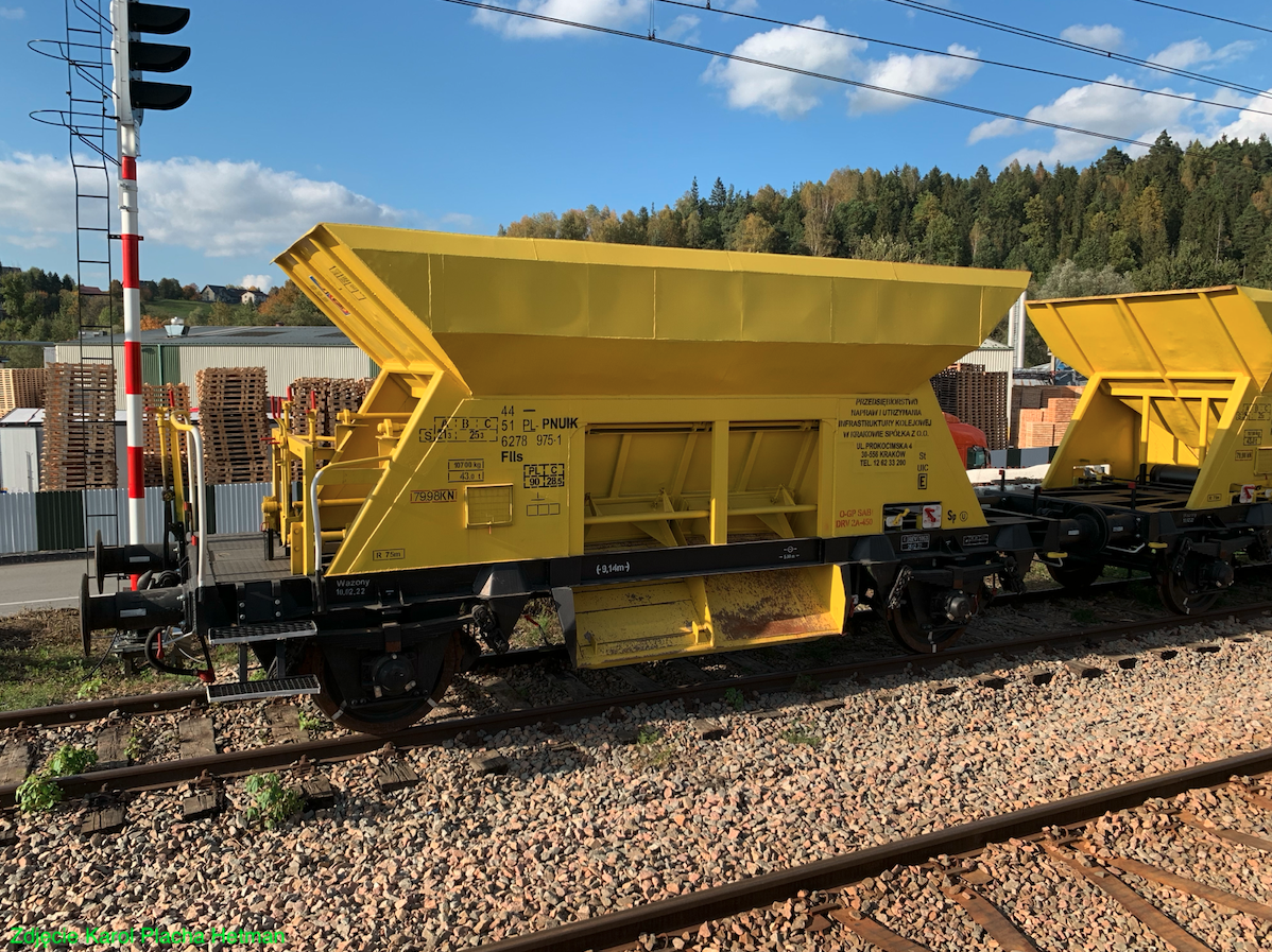 ZNTK Wrocław freight wagon type 203V (Flls). 2022 year. Photo by Karol Placha Hetman