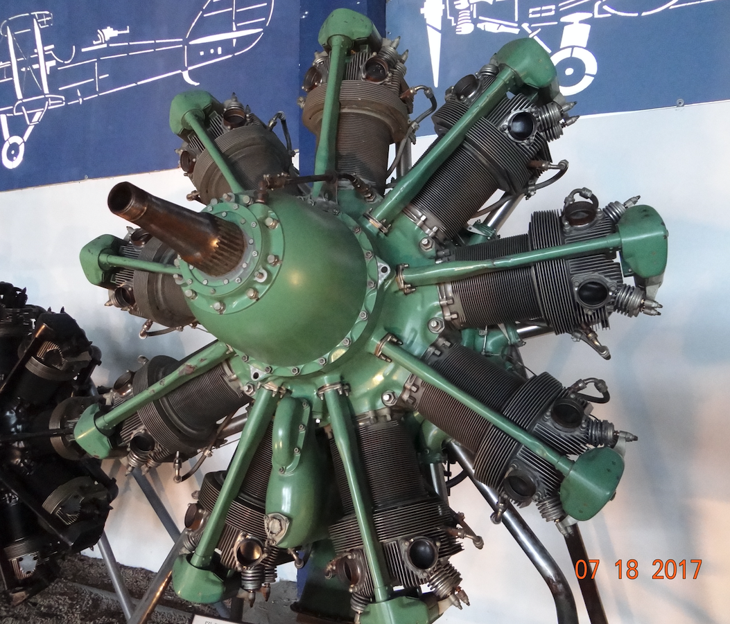 PZL-Pegaz XX engine built in Poland for the PZL-37 Łoś aircraft. 2017. Photo by Karol Placha Hetman