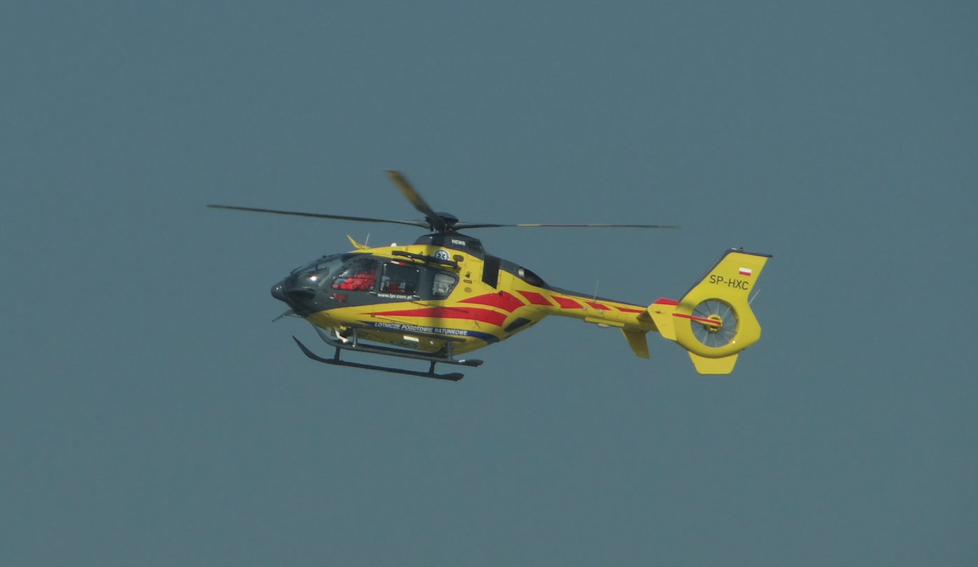 Eurocopter EC-135. 2017 rok. Zdjęcie Karol Placha Hetman