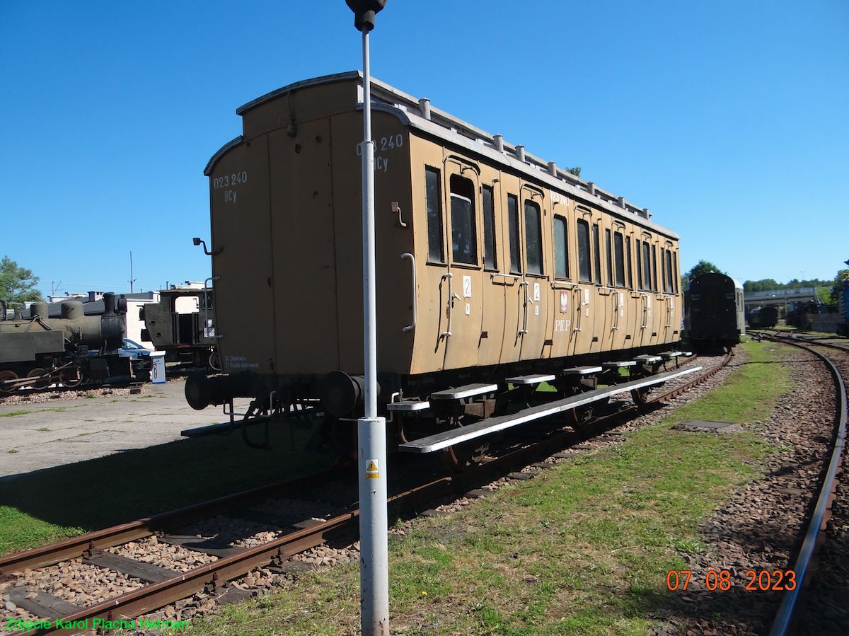 Wagon osobowy BCy 023 240. 2023 rok. Zdjęcie Karol Placha Hetman