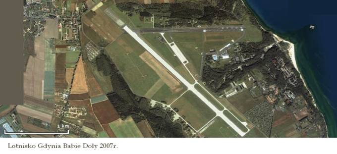 Lotnisko Gdynia – Babie Doły. 2007 rok. Zdjęcie google