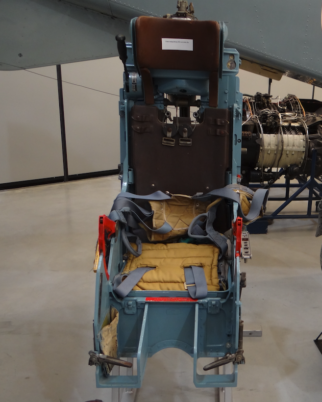 KS-2 ejection seat used in the Su-7 B plane. 2016. Photo by Karol Placha Hetman