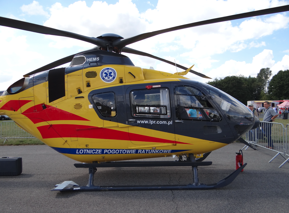 EC-135 SP-HXS 2013 rok. Zdjęcie Karol Placha Hetman