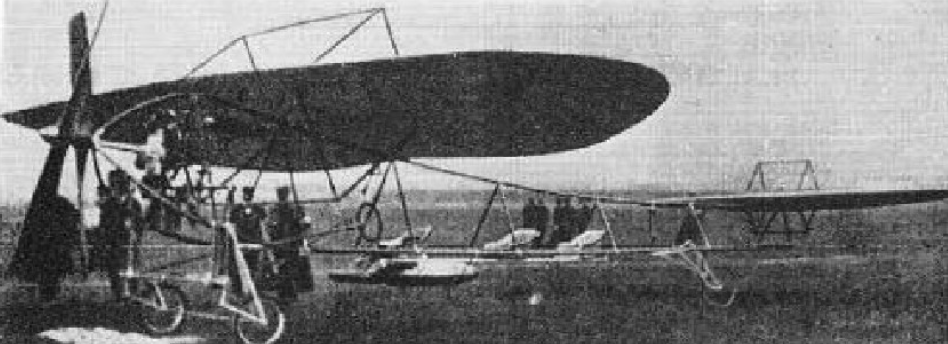 Samolot Aquila. 1910 rok. Zdjęcie LAC