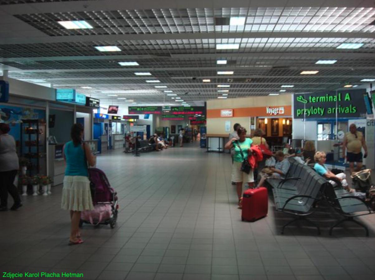 Katowice Airport. 2010 year. Photo by Karol Placha Hetman