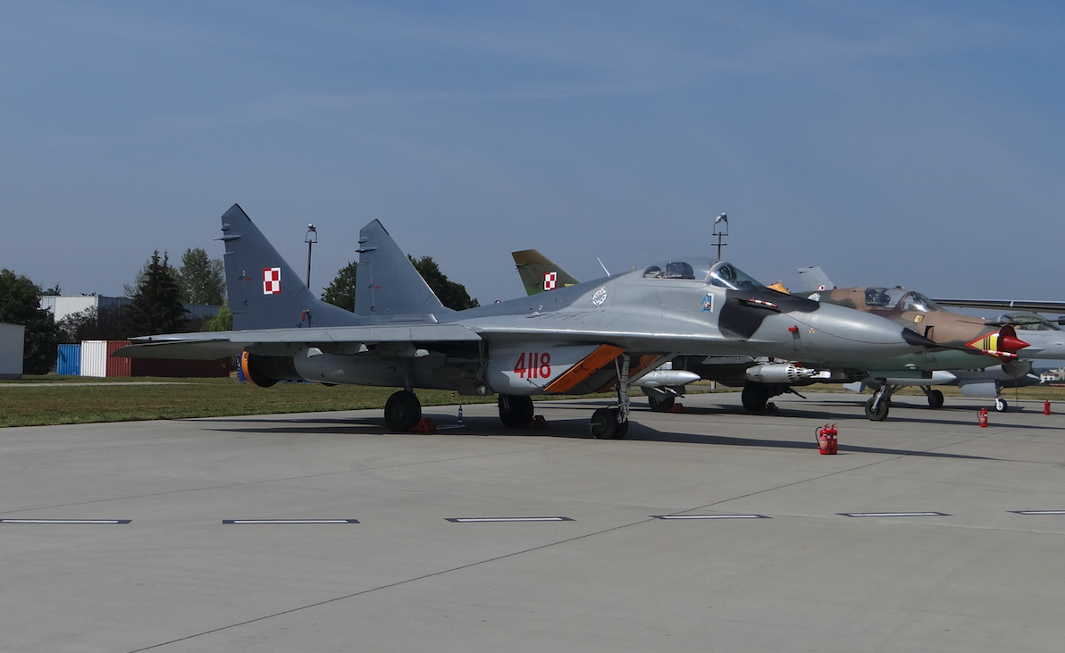 MiG-29 nb 4118. Dęblin 2017 rok. Zdjęcie Karol Placha Hetman