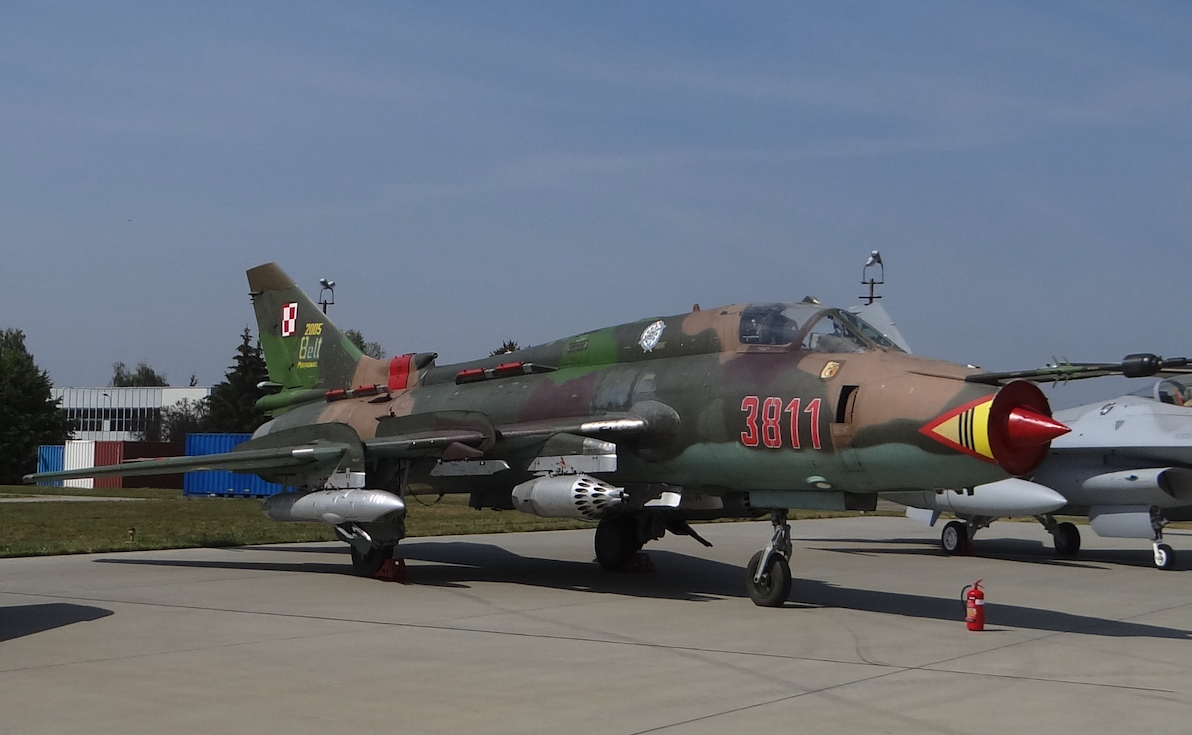 Su-22 nb 3811 użytkowany w Mirosławcu. 2017 rok. Zdjęcie Karol Placha Hetman