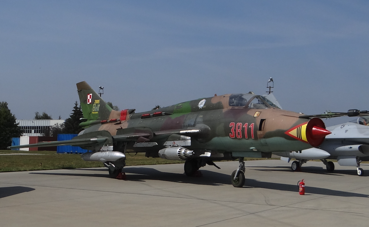 Su-22 nb 3811 ze Świdwina. 2017 rok. Zdjęcie Karol Placha Hetman