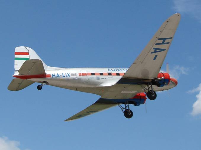 Li-2 nb HA-LIX należący do Węgier. 2007 rok. Zdjęcie Karol Placha Hetman