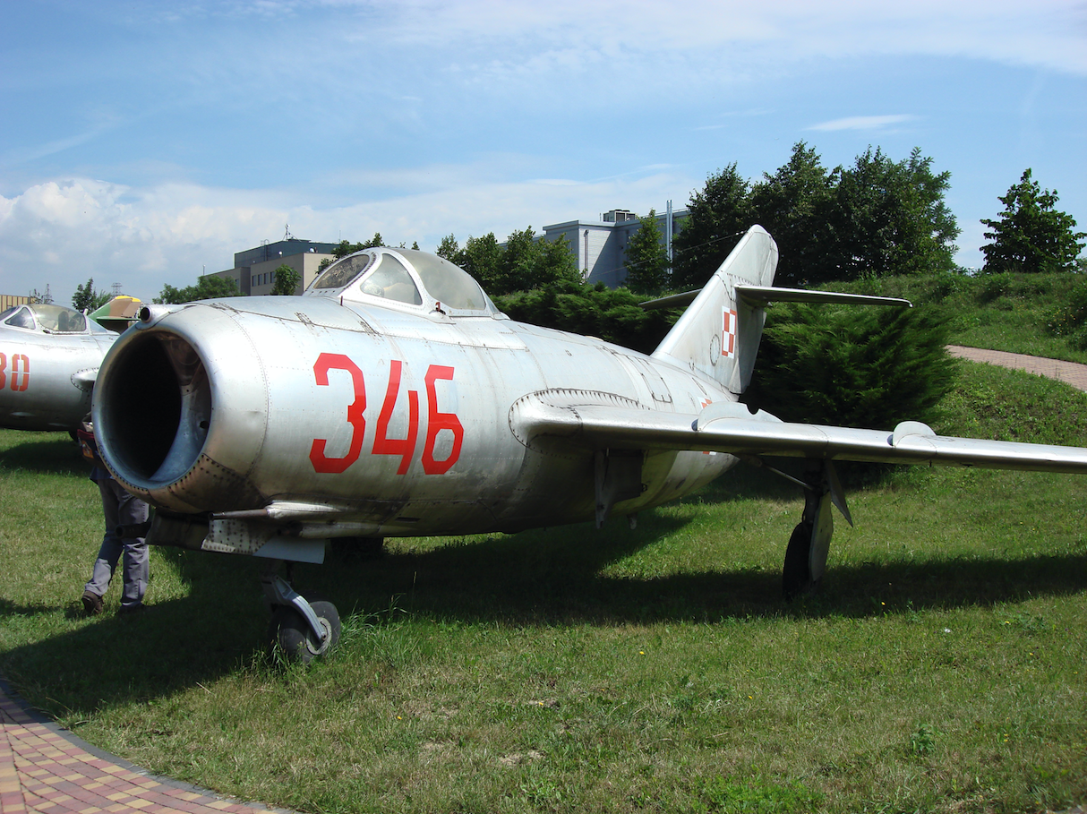 MiG-15 nb 346. Czyżyny 2007 rok. Zdjęcie Karol Placha Hetman