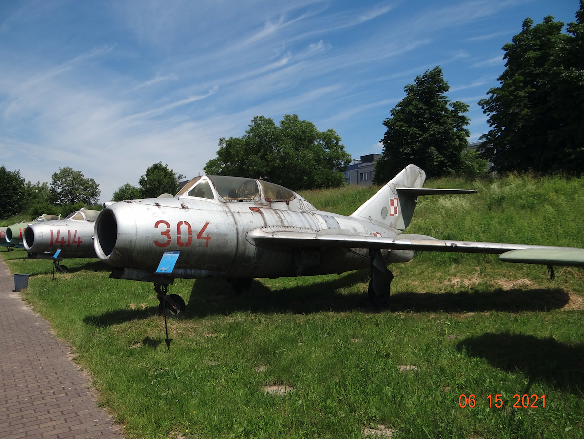MiG-15 UTI nb 304. 2021 rok. Zdjęcie Karol Placha Hetman
