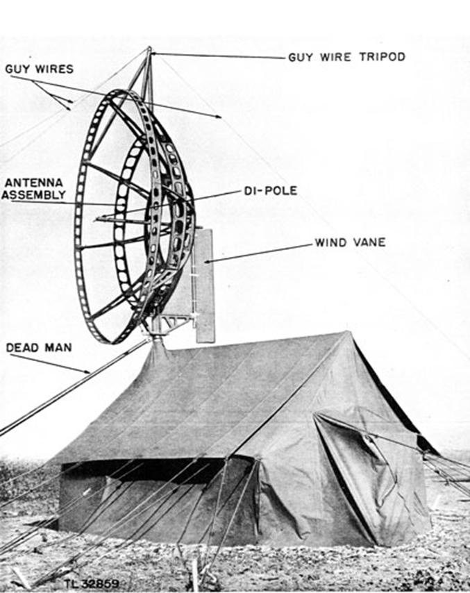 Radar AN/TPS-3. Zdjęcie US Army, Wikipedia
