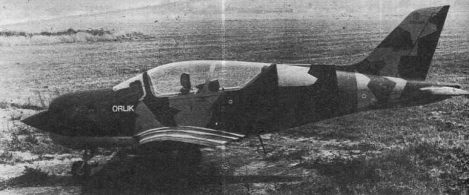 Mockup of the Orlik aircraft. 1983. Photo of LAC