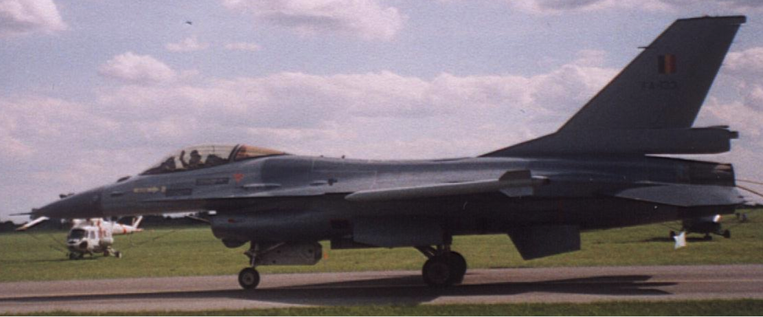 F-16 MLU Belgia. 2005 rok. Zdjęcie Karol Placha Hetman