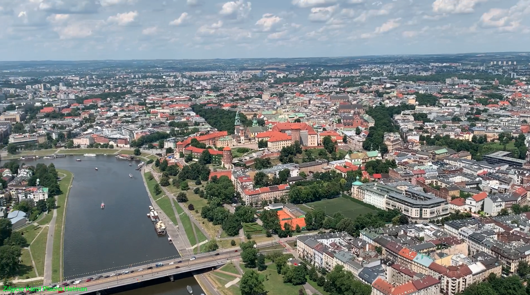 Kraków. Balon widokowy. 2023 rok. Zdjęcie Karol Placha Hetman