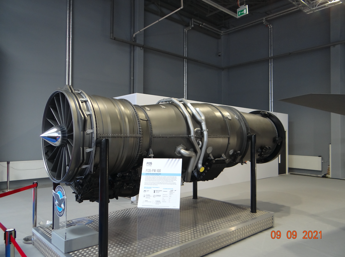 Pratt & Whitney F135. 2021 rok. Zdjęcie Karol Placha Hetman