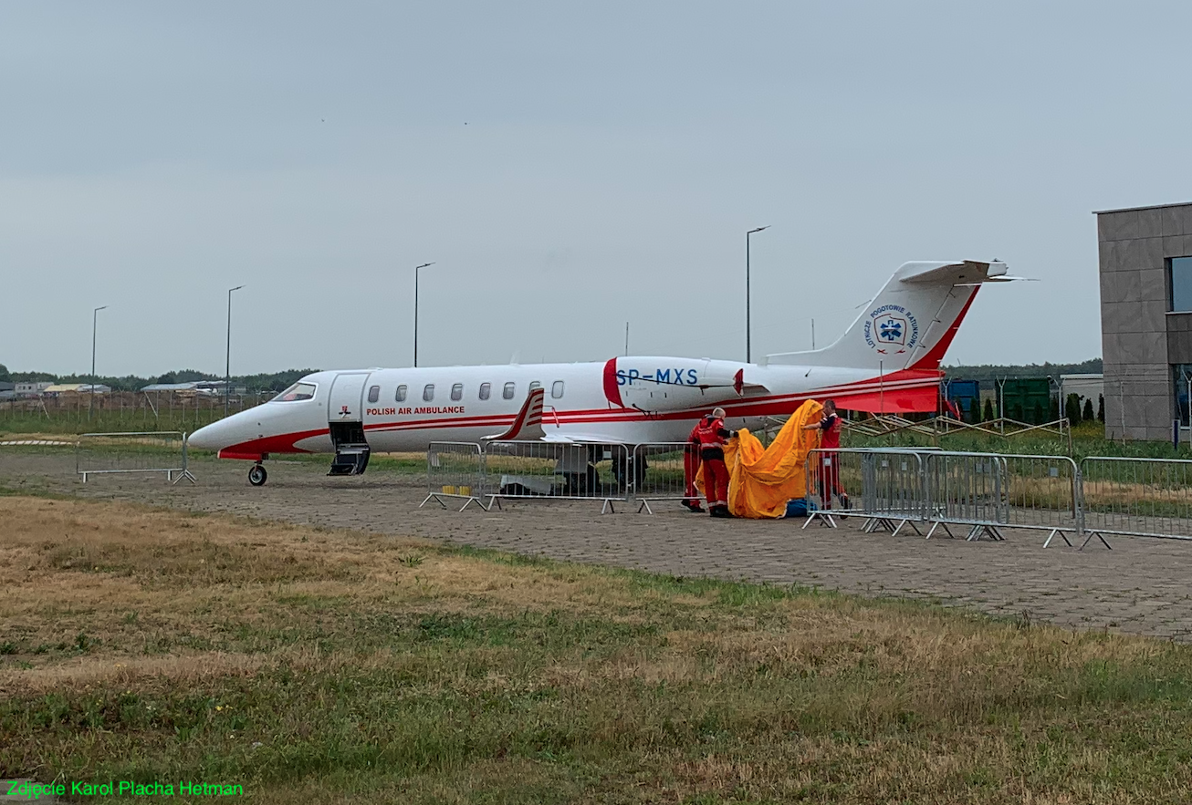 Bombardier Learjet 75 Liberty SP-MXS. 2023 year. Photo by Karol Placha Hetman