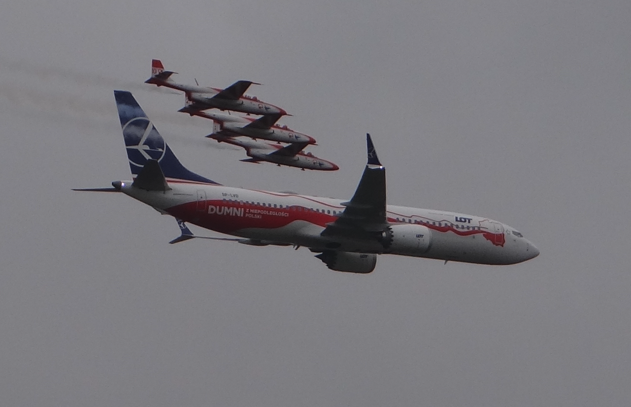 Boeing B-737 MAX 8 SP-LVD. 2018 rok. Zdjęcie Karol Placha Hetman