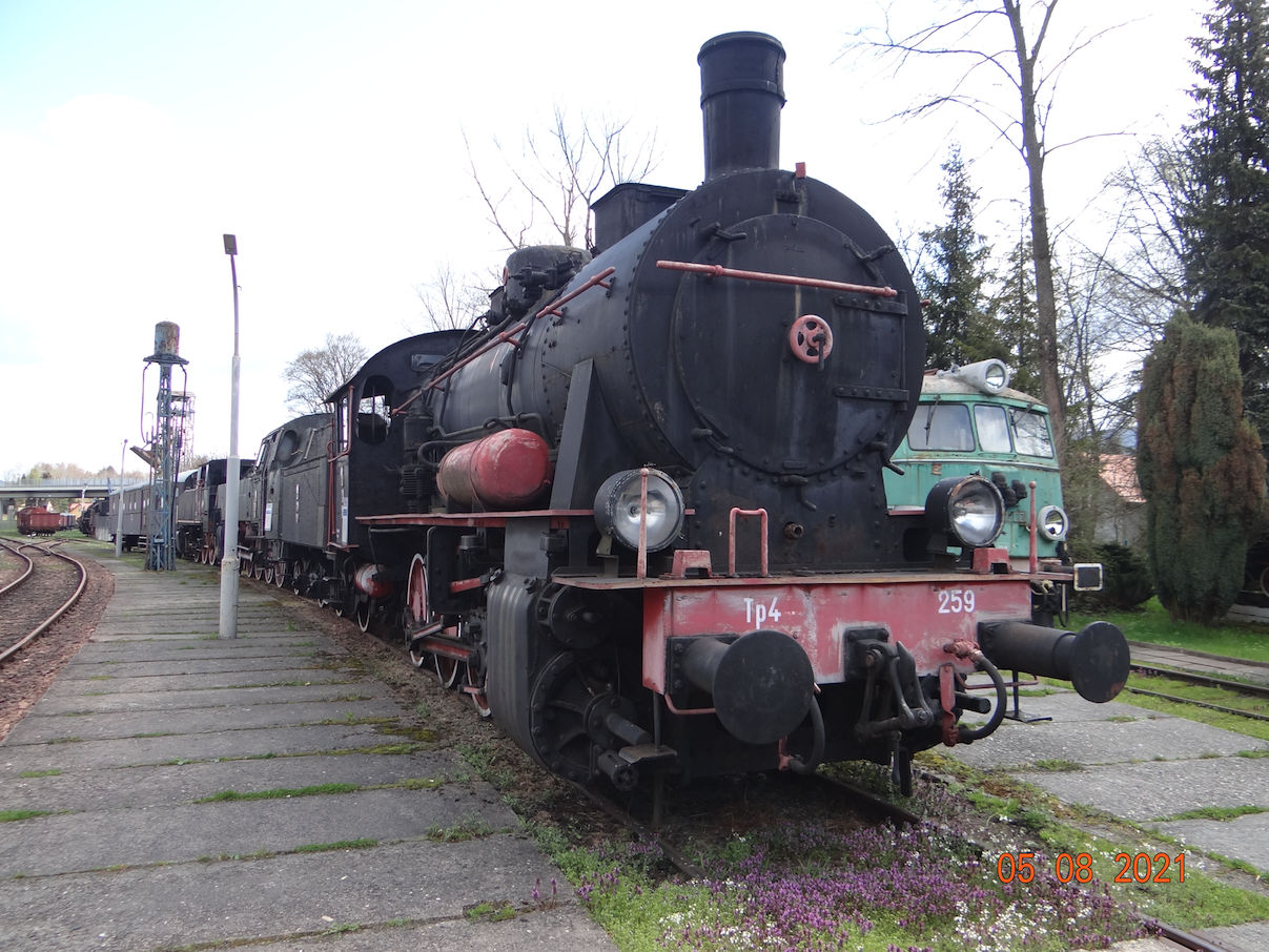 Steam locomotive Tp4-259. 2021. Photo by Karol Placha Hetman