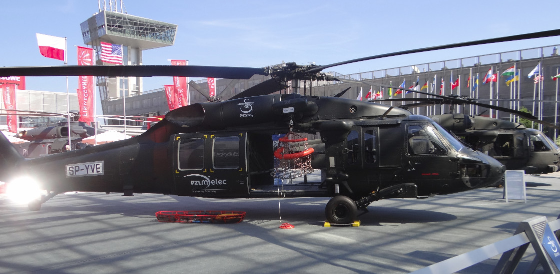 Sikorsky S/N-70i Black Hawk. Targi Kielce 2014 rok. Zdjęcie Karol Placha Hetman