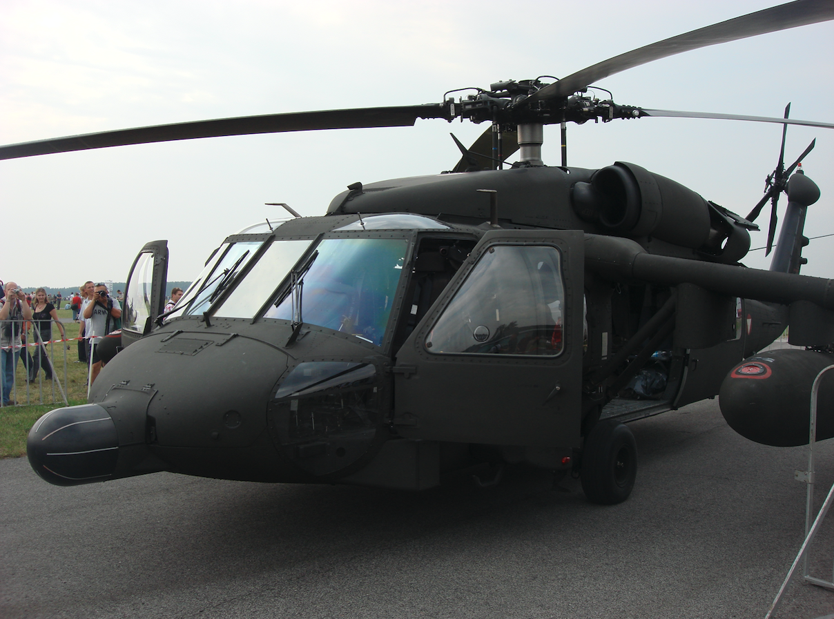 S-70 Black Hawk nb 6MBB Austria. 2009 rok. Zdjęcie Karol Placha Hetman