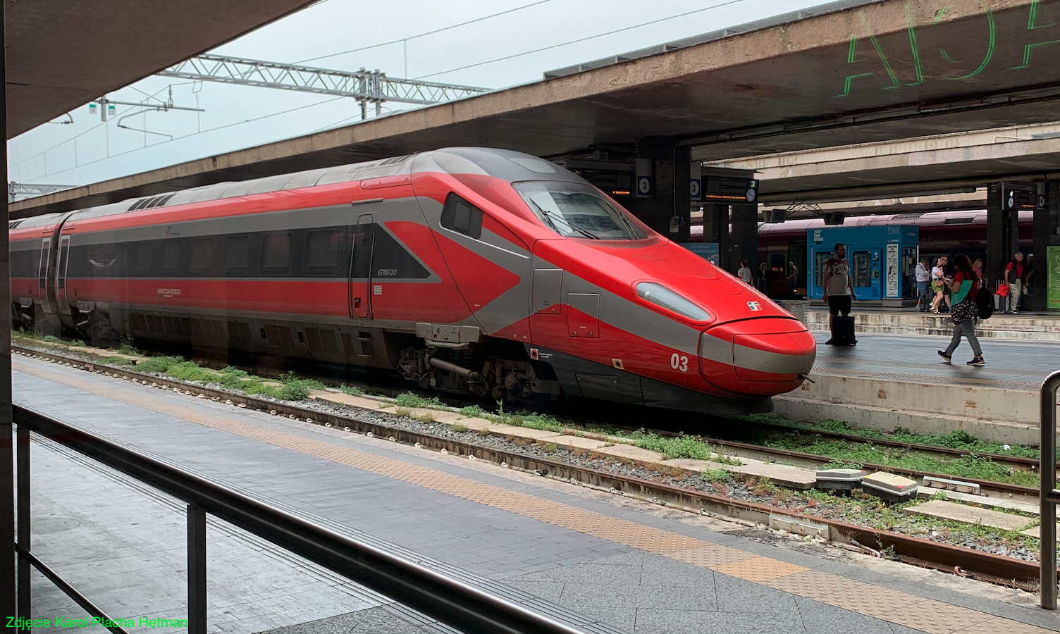 ETR 600 Pendolino. 2023 rok. Zdjęcie Karol Placha Hetman