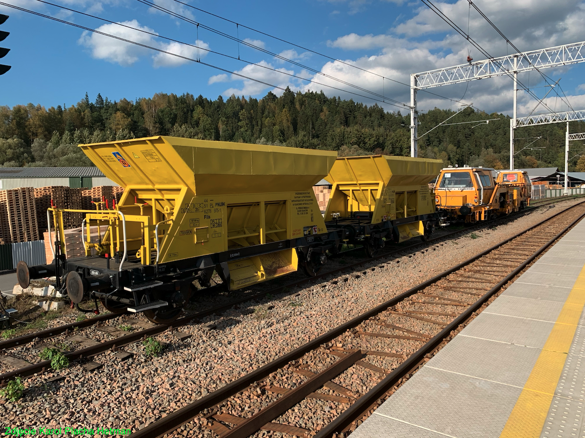 Wagon towarowy ZNTK Wrocław typu 203V (Flls). 2022 rok. Zdjęcie Karol Placha Hetman
