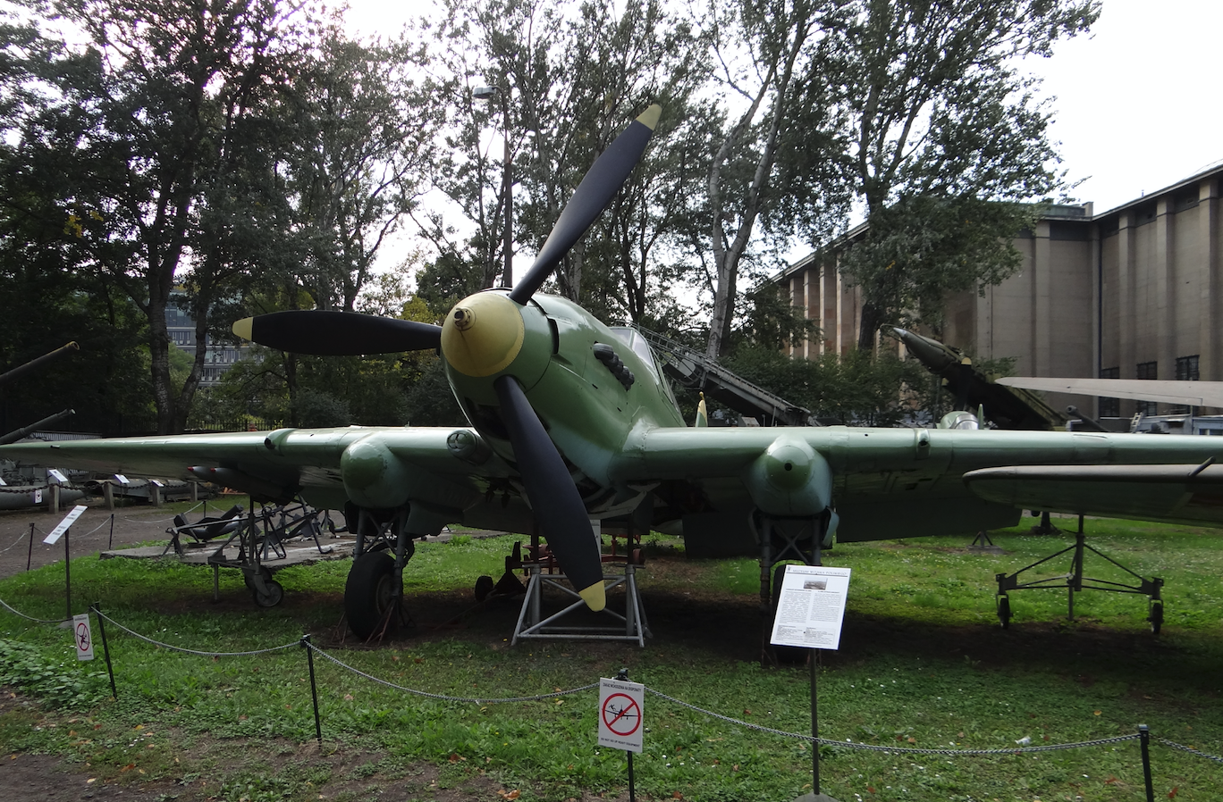 The Il-2 attack aircraft. 2012 year. Photo by Karol Placha Hetman