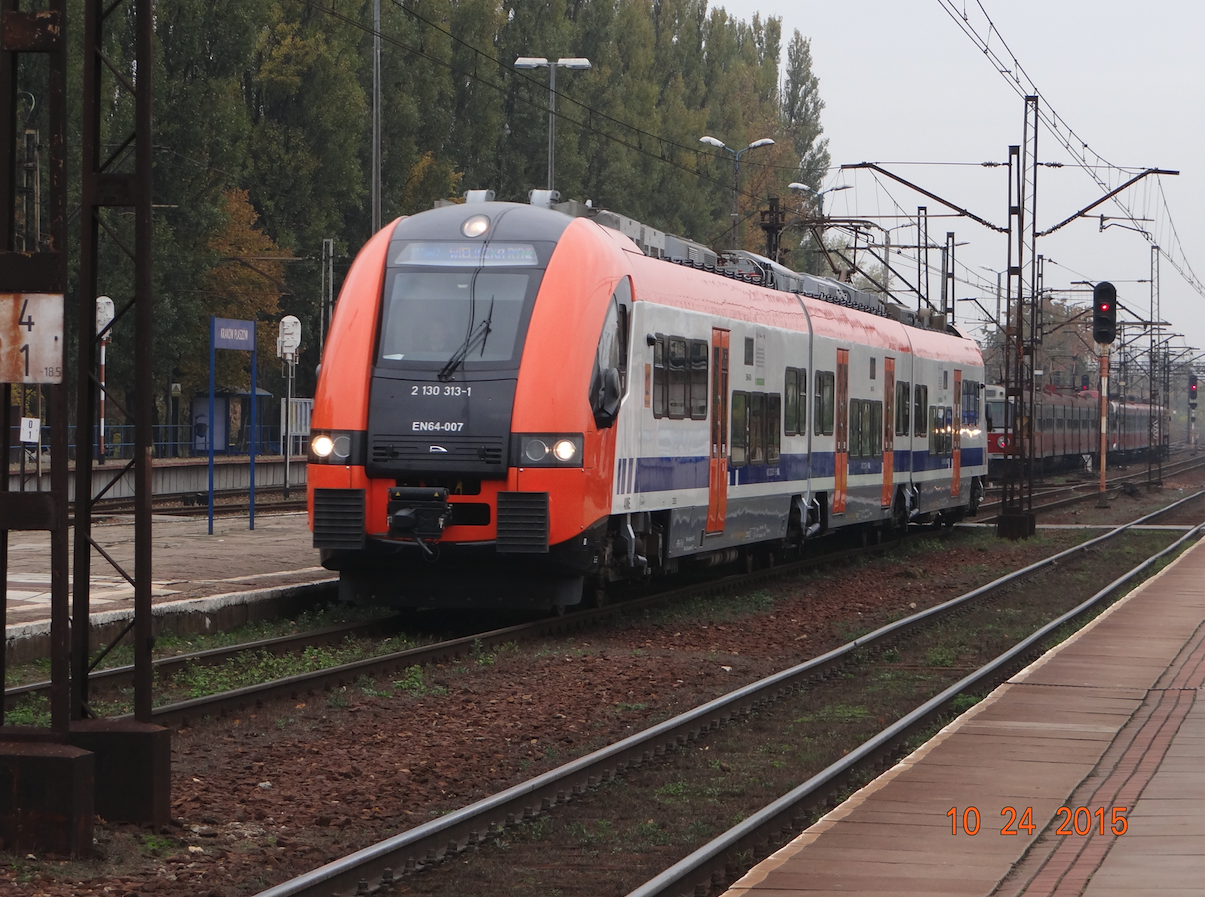 Train EN-64-007, PESA company. Płaszów 2015 year. Photo by Karol Placha Hetman