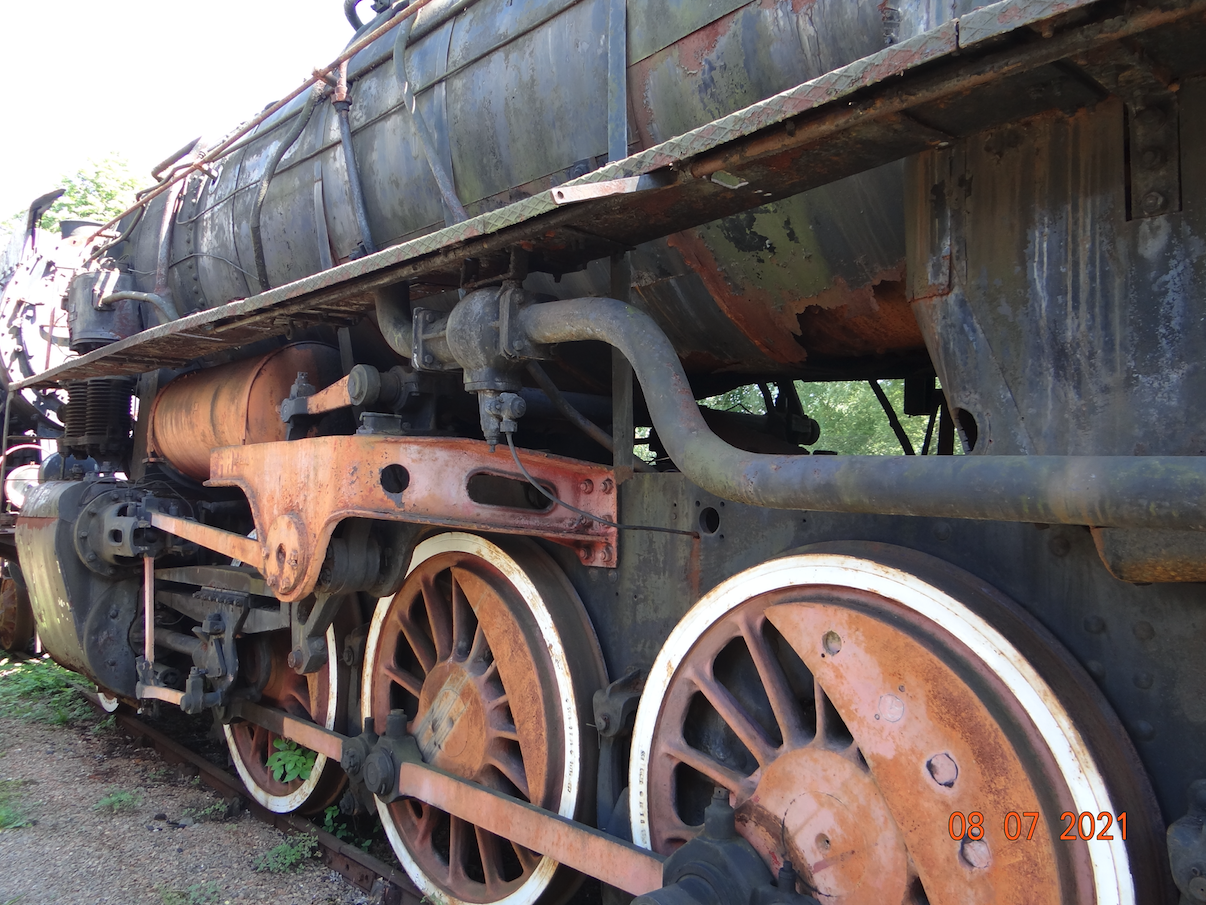 Steam locomotive Tr202. 2022. Photo by Karol Placha Hetman