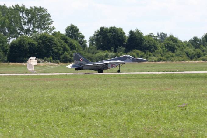 PL MiG-29 nb 4103 Malbork powrót 1.07.2008r.