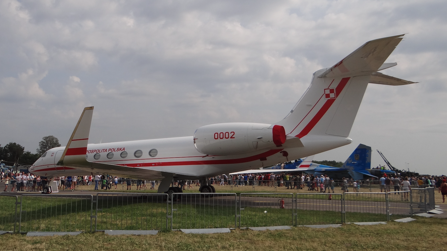 G550 Gulfstream Aerospace Nb 0002 "Generał Kazimierz Pułaski”. 2017 rok. Zdjęcie Karol Placha Hetman